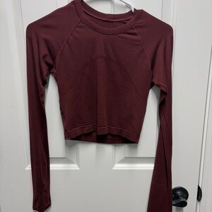 Lululemon long sleeve Crop Top